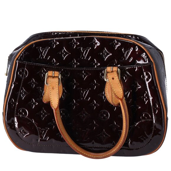 Louis Vuitton Summit Drive Monogram Vernis Handbag M93516 Amarante - Picture 3 of 9